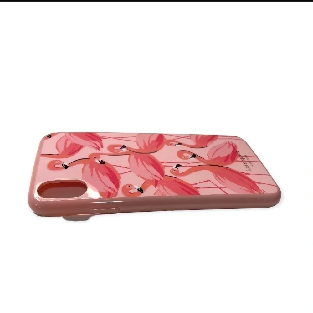 3/$15 Kate spade New York iPhone X/ iPhone XS flamingo print pink case